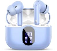 Bluetooth 5.3 Earphones, Wireless Earphone With 4 Enc Noise Cancelling Mic Bluetooth Headphones Hi-Fi Stereo Sound, 36 Hours Playtime, Ip7 Waterproof, Led Display, Touch Control
