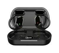 Bluetooth 5.3 Écouteurs Open Ear Clip-on Annulation du Bruit Commande Tactile Microphone Affichage de Puissance LED IPX5 Étanche avec Boîtier de Charge pour Sports Cyclisme Conduite Course à pied