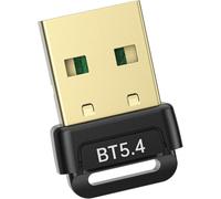 Bluetooth 5.4 Dongle, Bluetooth 5.4 Adapter Usb Stick For Pc Low Latency Adapter For Headphones Keyboard Mouse Gamepad Speaker Earphone Phone Plug Play Windows 11 10 8.1