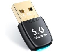 Bluetooth 5.4 Dongle, Bluetooth Key For Pc/Laptop/Keyboard/Mouse/Tablet/Headphone/Phone, Usb Bluetooth Stick For Windows 8.1/10/11, Plug & Play, Connect 7 Devices