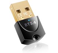 Bluetooth 5.4 Dongle, Usb Bluetooth Adapter, Pc Bluetooth Stick, Bluetooth Dongle For Pc, Bluetooth Stick, For Headphones, Mouse, Controller, Keyboard, Smartphone, Tablet, With Windows