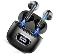 Bluetooth 5.4 Oreillette Traduction 7 Modes de Traduction, Ecouteur Traducteur Instantané, 49H AI Écouteurs Traducteur Temps Réel Sans Fil avec 164 Langues pour Voyage Affaires Études, Noir Foncé