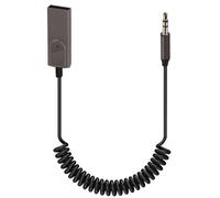 Bluetooth 5.4 to Aux Adapter for Car, Recepteur Jack 3,5mm Brancher et Utiliser Bluetooth to Car, Speaker, and Home Stereo Audio pour Stéréo Haut-Parleur Recepteur Autoradio Micro Intégré Appel