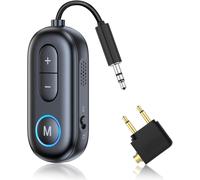 Bluetooth 5.4 Transmitter ¿ Bluetooth Aux Adapter, Bluetooth Splitter, Tv Transmitter, Bluetooth Aux Adapter, Suitable For Airplanes, Tv, Stereo, Cars, Headphones