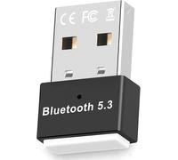 Bluetooth Adapter For Pc 5.3, Usb Bluetooth Adapter, 20M Usb Edr Wireless Receiver Transmitter For Desktop Pc Headset, Keyboard, Bluetooth Stereo, With Windows 11/10/8.1/7