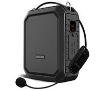 Bluetooth Amplificateur Vocal Haut-Parleur étanche sans Fil Microphone amplificateur Portable Haut-Parleur mégaphone Sortie 18 W pour extérieur, Enseignants, Salle de Classe, Personnes âgées etc.