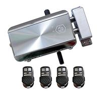 Bluetooth anti-vol 4 Télécommande Porte de porte Stealth Stealth Battery Power Batterie Électronique Villa Villa Home Office Security(Kit 4)