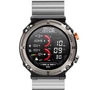 Bluetooth appel smartwatch fréquence cardiaque oxygen de sang ergomètre pas résistant à l'eau C21pro bracelet en acier argent 02