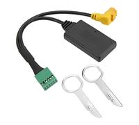 Bluetooth Aux dans Le câble 12pin stéréo Bluetooth 5.0 O Plaque de l'adaptateur Play pour S5 Car Radio ABS Matériau