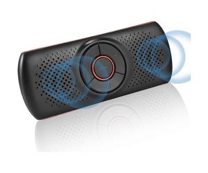 Bluetooth Car Speaker for Cell Phone, Handsfree Bluetooth Car Kit with Visor Clip, in Car Speakerphone Support Siri and Voice Assistant Voice Guidance