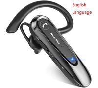 Bluetooth casque sans fil écouteur pour la conduite écouteur avec double micro écouteurs CVC8.0 réduction du bruit casque Gris
