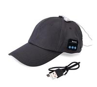 Bluetooth Chapeau De Musique D'écouteur De, Smart Bluetooth Sans Fil De Chapeau De Bluetooth Pour Le Sport En Plein Air Exécutant Le Casquette De Baseball Hommes Femmes (gris)