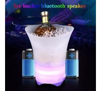 Bluetooth coloré seau à glace Enceinte portable avec LED Light Show Party cadeau