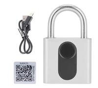 Bluetooth D'empreintes Digitales Intelligent Cadenas Déverrouillage Rapide Haute Sécurité En Alliage de Zinc pour Dortoir Entrepôt