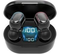 Bluetooth Earbuds [2023] Wireless Bluetooth Earbuds With Mic, Hi-Fi Stereo, Touch Control, Led Display, Ip7 Waterproof, Bluetooth Earbuds For Work And Business
