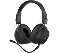 Bluetooth Headset Anc Flexmic,Oreillette Bluetooth Avec Microphone,Bluetooth 5.1,Annulation Active Du Bruit,Casque Pliable Et Rechargeable,Rembourré,13 Heures De Temps De Lecture