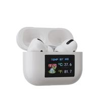 Bluetooth Headset Body Temperature Detection Large-screen, Blanc