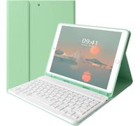 Bluetooth Keyboard for iPad 9.7 Inch, iPad 6 Generation 2018/iPad 5 Gene 2017, iPad Air 2/1, iPad Pro 9.7, with Protective Case, Removable Keyboard - Italian Layout QWERTY - Green