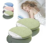 Bluetooth-Kopfhörer-Kissen zum Schlafen, Mini tragbarer Unter-Kissen-Lautsprecher mit Weißem-Rauschen-Timer, kabellose Schlafhilfe mit Stereo-Bass, private Schlafkopfhörer für Seitenschläfer (C 2PCS)