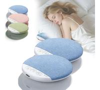 Bluetooth-Kopfhörer-Kissen zum Schlafen, Mini tragbarer Unter-Kissen-Lautsprecher mit Weißem-Rauschen-Timer, kabellose Schlafhilfe mit Stereo-Bass, private Schlafkopfhörer für Seitenschläfer (A 2PCS)