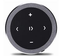 Bluetooth Media Bouton Remote, Contrôleur de Musique étanche pour la Moto de Vélo de Voiture, Bouton de Commande du Volant Compatible pour la Tablette de Téléphone Portable