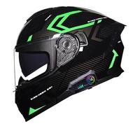 Bluetooth Modulable Casque Moto Homologué DOTECE Flip Up Casque Adulte Moto Casques Intégraux avec Double Visière Anti-Collision Scooter Casque Integral pour Homme Femme 3,M:57-58CM