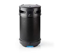 Enceinte sans fil Bluetooth® Party Boombox autonomie 3.5 hrs 150 Watt Lecture multimédia USB IPX5 Argent / Noir