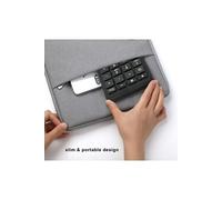 Bluetooth pavé numérique 22-touches Bluetooth Keypad,Black