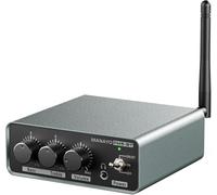 Bluetooth Préampli Phono, Préamplificateur de Platine Phonographe avec Entrée RCA, Sortie Bluetooth, pour Tourne Disque Vinyle avec Commutateur de Sortie Phono et Niveau Ligne, Gain 36 DB/4 DB