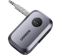 Bluetooth Receiver 5.4 Jack Aux Car Adapter With Built-In Mic Hands-Free Calls,Wired Headphone Speaker,3.5mm Cable Included (Grey)