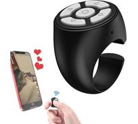 Bluetooth Remote for Phone, Fingertip Wireless Bluetooth Remote Control, Remote Control App Page Turner, Scrolling Rings Rechargeable, Finger Tip Wireless Bluetooth Remote Control