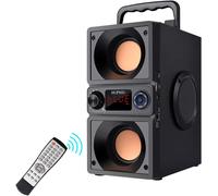 Bluetooth Speaker, 40W (60W At The Top) Bluetooth 5.0 Music Box With Dual Woofer Portable Wireless Speaker 8000Mah Battery Clear And Powerful Sound For Home