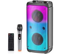 Bluetooth Speaker, 80W Portable Wireless Speaker Music Box (Q55-1Mic)