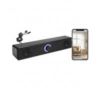 Bluetooth Speaker Camera, 2-in-1 4K UHD WiFi 6 Camera with 128GB SD Card Included, Motion Detection Alerts, Local Recordin No Audio