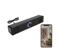 Bluetooth Speaker Camera, 4K UHD, WiFi6, Dual-Function (Play Music & Record Video), Local/Cloud Storage, Motion Detection, Smart Home, 64GB SD Card Included No Audio