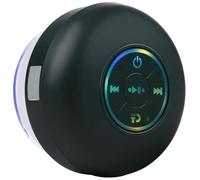 Bluetooth Speaker Étanche V5.3 - Enceinte Bluetooth IPX4 Étanche avec Lumière RGB - Enceinte sans Fil 3W USB C - Music Box Portée 10M - Noir