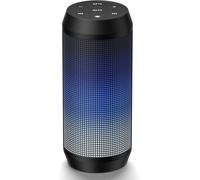 Bluetooth Speaker, Portable Wireless Bluetooth Speaker With Led Lighting, Ipx6 Waterproof, Suitable For Home, Outdoor, Travel, Party, Tf Card And Usb Flash Drive