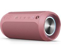 Bluetooth Speaker, Portable Wireless Speakers, Waterproof Ipx7 Speaker, Tws Pairing Stereo, Long Playtime For Home, Travel, Pink[Z754]