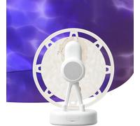 Bluetooth Speaker with Big Wheel,Portable Wave Bedside Lamp Speaker with White Noise Machine,RGB Dimmable Mood Nightlight,Stereo Sound,AUX,TF Card,Gift for Boys and Girls