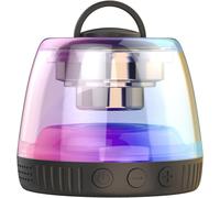 Bluetooth Speaker with RGB Lights,Mini Wireless Speakers for Travel,Sport,Outdoor,Home,Party,Camping,Hiking,Cycling-Black