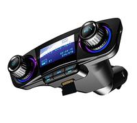 Bluetooth transmetteur FM de Voiture Lecteur MP3 kit Voiture Mains Libres de Radio sans Fil Adaptateur Audio avec Double USB, U Disque, Carte TF