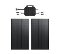 BLUETTI 2nd Gen du système solaire pour balcon | A80P+2*Panneau solaire 255 W - A80P Micro-onduleur+2*Panneau solaire flexible 255 W