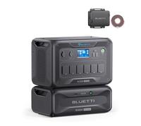 BLUETTI AC300&B300K Station Électrique Portable avec Charger 1, 2764,8Wh Batterie LFP de Secours, Chargeur d'Alternateur 560W, Chargeur CC-CC Rapide, Charge Complète en 4,7 H via Voiture pour Camping