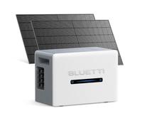 BLUETTI Balco 260 2,56kWh + 2 Panneaux Solaire 450W, Kit Complet | 900W PV, 4 MPPT, Rendement 96,1%, Plug&Play, IA Intelligente, IP65