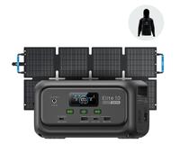 BLUETTI Elite 10 Mini Station Électrique 200W 128Wh avec 60W Panneau solaire LFP