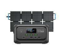 BLUETTI Elite 10 Mini Station Électrique - Elite 10 + 60W | 128 Wh,200 W | 60 W Panneau solaire