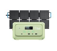 BLUETTI Elite 10 Mini Station Électrique - Elite 10 + 60W (Vert clair citron) | 200 W 128 Wh | 60 W Panneau solaire