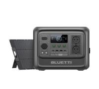 BLUETTI Elite 100 V2 Générateur Électrique Solaire 1024Wh & 1800W, avec 100W Panneau solaire Pour Camping, Voyage, Panne de