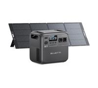 BLUETTI Elite 200 V2 Générateur Électrique Portable avec 350W Panneau Solaire, 2073,6Wh avec 2 Prises CA 2600W, Durée de Vie de 17 Ans, Alimentation de Secours LiFePO4 pour Camping-car