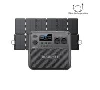 BLUETTI Elite 200 V2 Station électrique portable | 2 073,6 Wh, 2 600 W - Elite 200 V2 + 500W | 2 073,6 Wh, 2 600 W, 500 W Solaire